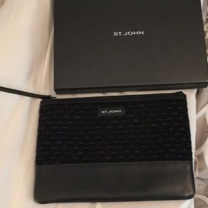St John clutch purse